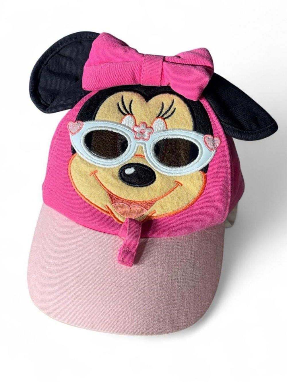 Disney Parks Minnie Mouse Ears Pink Bow Sunglasses Holder Hat Toddler 2017